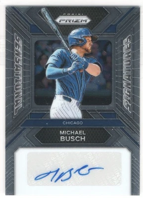 2024 Panini Prizm Sensational Signatures Michael Busch Auto SS-MB - Image 1 of 2