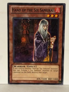 Mano dei Sei Samurai Comune SDWA-EN015 1° Edizione Yugioh NM - Foto 1 di 2