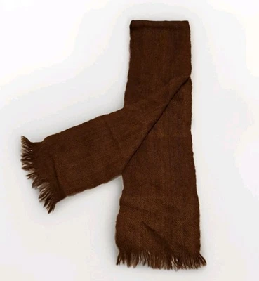 VTG Woolen Scarf Rustic Brown - Image 1 of 4