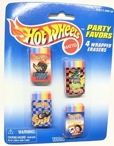 Hot wheels Erasers. Set Of 4. Another Great Stocking Stuffer Or Any Day Gift. - Picture 1 of 3