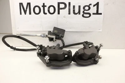 Juego de pinzas de freno delanteras YAMAHA FZ6 FZ6R 2009-2017 OEM cilindro maestro Brembo Foto 1 de 4
