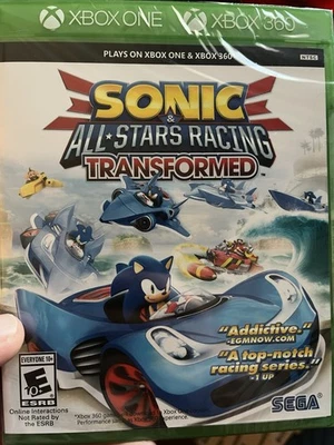 Sealed - SONIC & All-Stars Racing Transformed - Xbox 360 / Xbox One - Brand New - Image 1 of 4