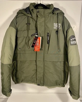 Chaqueta Parka Super Triple Goose Para Hombre Oliva/Oliva Polvorienta Talla L Foto 1 de 4
