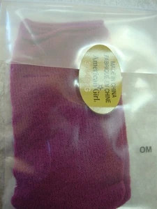 18" American Girl Puppenkleidung LILA SOCKEN Zubehör Schleifen Blüten Outfit neu - Bild 1 von 1