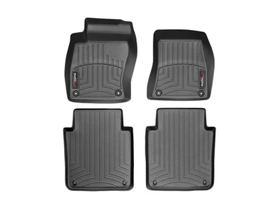 Revestimiento de suelo WeatherTech para Audi A8L 2004-2010 - 1ª y 2ª fila, negro Foto 1 de 4