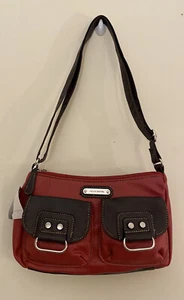 Vintage Jaclyn Smith Brooke Double Zip Shoulder Handbag Purse New - Picture 1 of 8