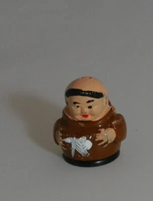 VINTAGE Monk 1237 Salt & Pepper Shaker In Capsule Bonus Mini Dice & Magnifier - Image 1 of 2
