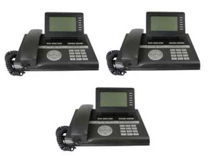 3x Siemens / Unify Phone OpenStage 40 SIP IP VoIP Phone Lava Stand Handset - Picture 1 of 6