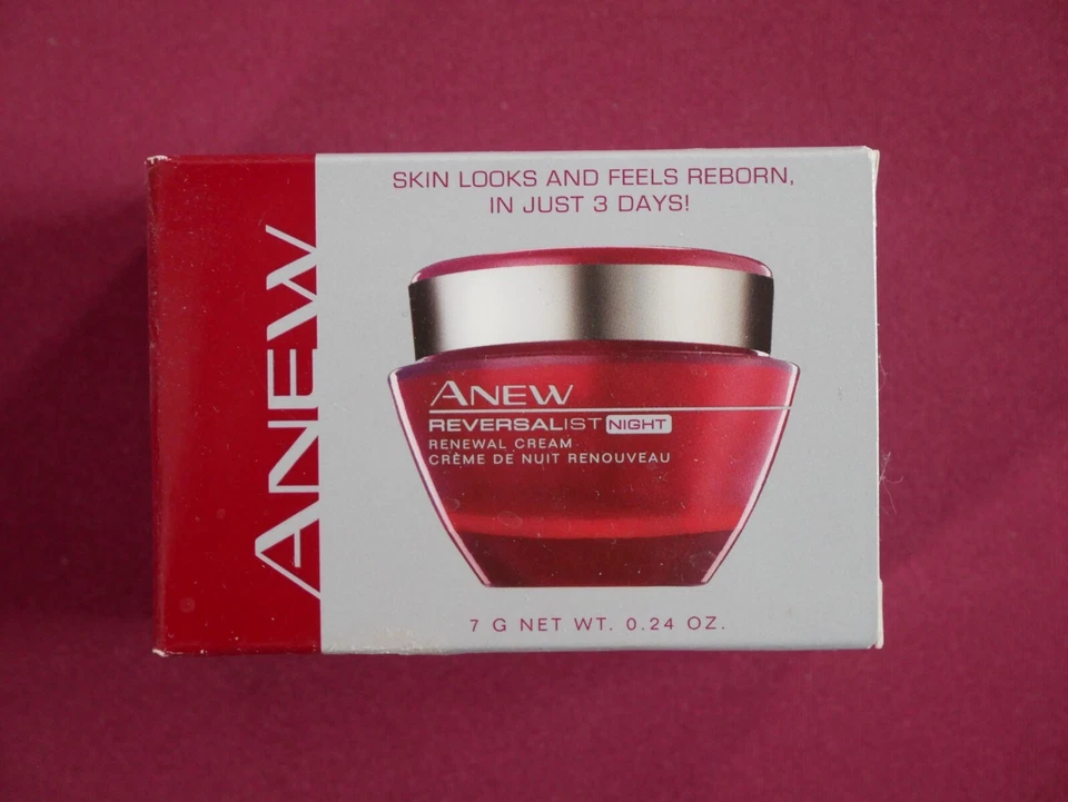 Crema de renovación nocturna Avon Anew Reversalist suministro para 1 semana 0,24 oz Foto 1 de 1