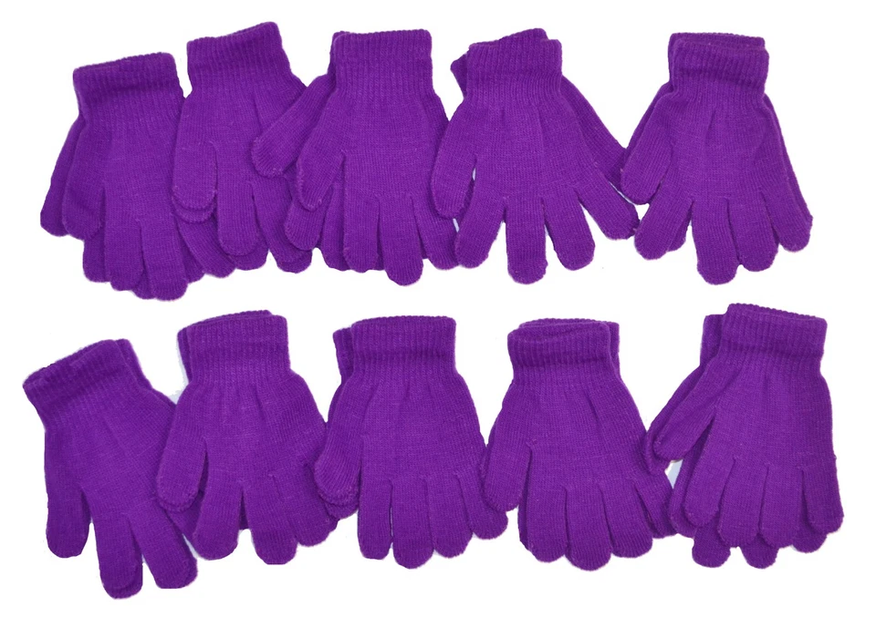 Wholesale Magic Knit Winter Warm Gloves Kids Children One Size for Most Boy Girl - Image 1 of 1
