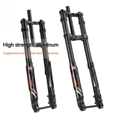 Snow Bike Electric Motorcycle Fat Fork 20/26/27.5er Double Shoulder Bicycle Fork - Image 1 of 4