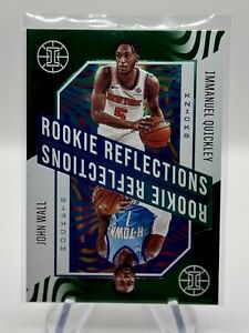 2020-21 Illusions #10 IMMANUEL QUICKLEY JOHN WALL Rookie Reflections *Green SP*