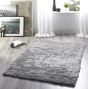 Fluffy Rugs Anti-Skid Shaggy Area Rug Bedroom Living Room Big Area Rugs 4x6 - Picture 1 of 6