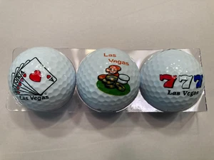 Juego de 3 pelotas de golf NIke coleccionables nuevas en caja de Las Vegas - Imagen 1 de 5