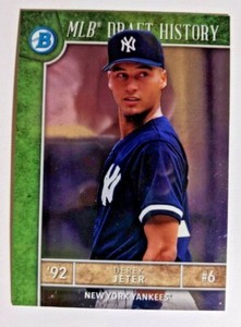 2017 BOWMAN MLB DRAFT HISTORY DEREK JETER MLBD-DJ