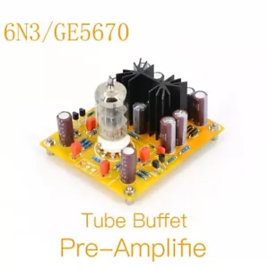 6N3/GE5670-Tube Buffer Pre-Amplifie-DIY KIT & Finished Board - Picture 1 of 12