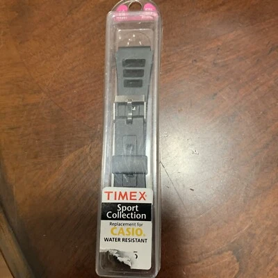 Correa de reloj de repuesto Timex Triatlón 19 mm negra / correa colección deportiva Foto 1 de 4