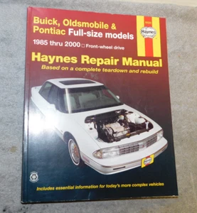 NOS 1985, 2005 Buick Oldsmobile Pontiac Full-Size FWD Model Haynes 19020 Manual - Bild 1 von 5