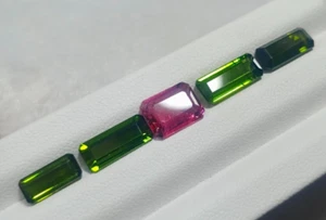 10.80 Carat Natural Cut Mix Color Tourmaline Loose Gemstone From Afghanistan - Picture 1 of 13