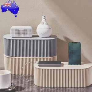 Cable Tidy Box Power Cord Box with Lid Surge Protectors for Hiding Messy Cables - Afbeelding 1 van 18
