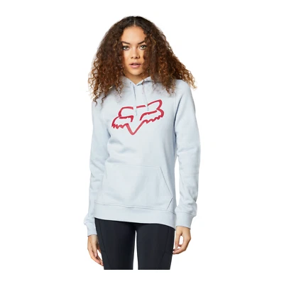 Fox Racing Centered Pullover Hoodie Sweatshirt Frost Womens Large WAS $49.95 - Image 1 of 2