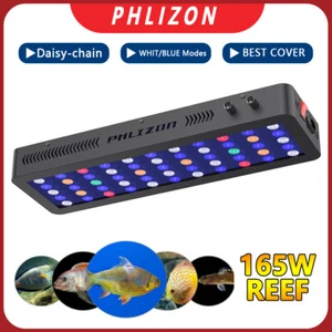Phlizon Aquarium LED 165W Reef Light Marine Fish Coral Saltwater Aquarium Light - Picture 1 of 12