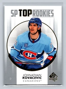 2022-23 SP Authentic #TR-31 Johnathan Kovacevic (RC) -SP Top Rookies-Canadiens - Bild 1 von 2