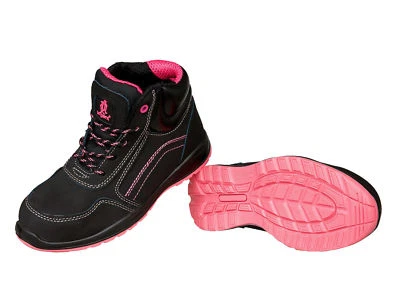 Sicherheitsstiefel Damen Arbeitsschuhe Modern Schutzschuhe Stahlkappe S1 (116S1) - Bild 1 von 4