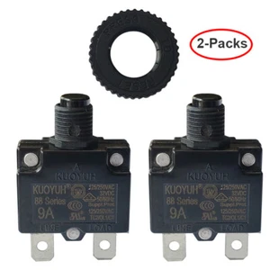 Kuoyuh 3A - 30A 88 Serie Thermoschutzschalter 32VDC 125-250VAC (2er-Pack) - Bild 1 von 28