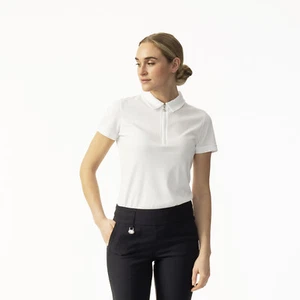 Daily Sports Honeycomb Structured Short Sleeve Polo Shirt in White - Picture 1 of 6