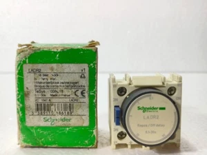 SCHNEIDER LADR2 0.1-30 SEC 10A OFF DELAY TIMER BLOCK TESYS 038018 FREE SHIPPING - Picture 1 of 7
