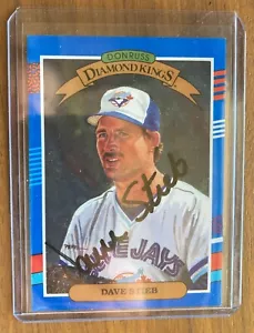 Donruss Dave Stieb Auto #1 Blue Jays Autograph Baseball Trading Card - Picture 1 of 6
