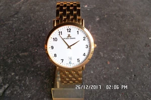 💥 Jaques Lemans, Classic, JL 894, Jaeger-LeCoultre Hommage, Stahl PVD - Gold - Bild 1 von 12