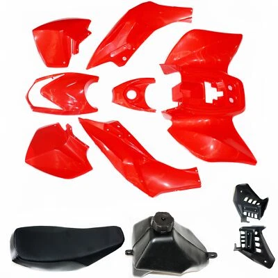 RED Plastic Fairing Fender Guard Seat Fuel Tank 125cc TIGER Quad Dirt Bike ATV - Image 1 of 4