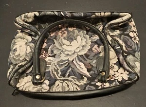 Vintage Handbag Floral Tapestry - Bild 1 von 3