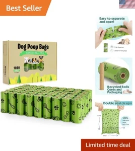 Großpackung 1080 Lavendel duftende Hundekotbeutel - extra dick, einfaches Dosieren Design - Bild 1 von 9