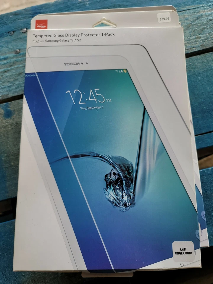 Tempered Glass Screen Protector Film for Samsung Galaxy Tab S2 9.7 inch SM-T817V - Image 1 of 2