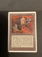 MTG Clockwork Beast Unlimited magic the gathering actual pics NM+