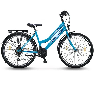 Citybike 28 ZOLL mit 21GANG SHIMANO 28" FAHRRAD Licht nach StVZO TÜRKIS 2023 - Bild 1 von 4
