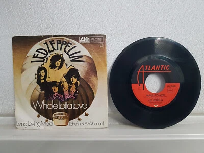 Led Zeppelin - Whole Lotta love / Living loving Maid 1969  7" Stairway to Heaven - Bild 1 von 2