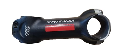 100 mm Bontrager Race Lite  bike stem black  O/S 31.8  1-1/8"  7 deg threadless - Image 1 of 3
