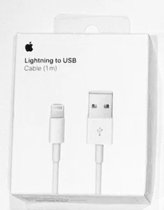 Câble Apple Lightning vers USB 2m/6ft iPhone MD819ZM/A fabriqué par Apple ON - Photo 1 sur 5