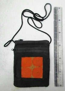 Vintage Hmong Hill Tribe Handmade Silk & Cotton Handbag Pouch - Picture 1 of 2