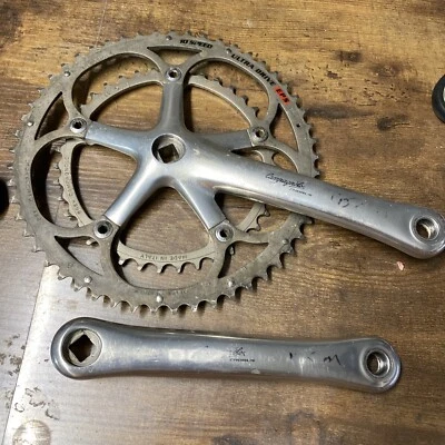 Campagnolo chorus 10 speed crank set 53/39 175 (8224 -186) - Image 1 of 4
