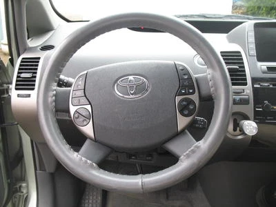 СЕРЫЙ кожаный чехол на руль для Toyota Wheelskins натуральная воловья кожа размер AXX - Изображение 1 из 4