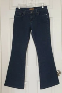 Women's/Juniors TOMMY HILFIGER Dark Wash Flare Denim Jeans Size 7 - Picture 1 of 4