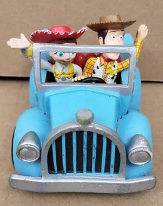 Toy story Jessie and Woody in a blue car Disney Pixar Disney Store exclusive - Picture 1 of 6