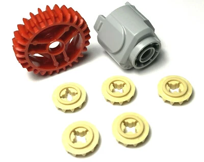 Lego Technic Differential Gear Set 6 gears plus housing 65414 6589 65413
