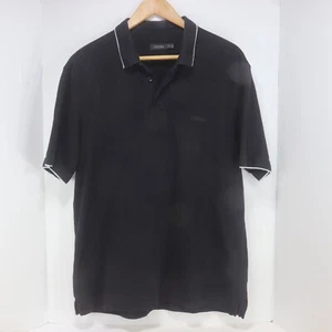 Z ZEGNA Polo / Golf SHIRT, Black, 100% Cotton, Men's Large, MINT Condition! - Bild 1 von 5