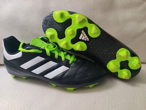 Adidas Goletto FG Youth Soccer Cleats Shoes Size 6 Black/lime Green/White kids - Picture 1 of 10